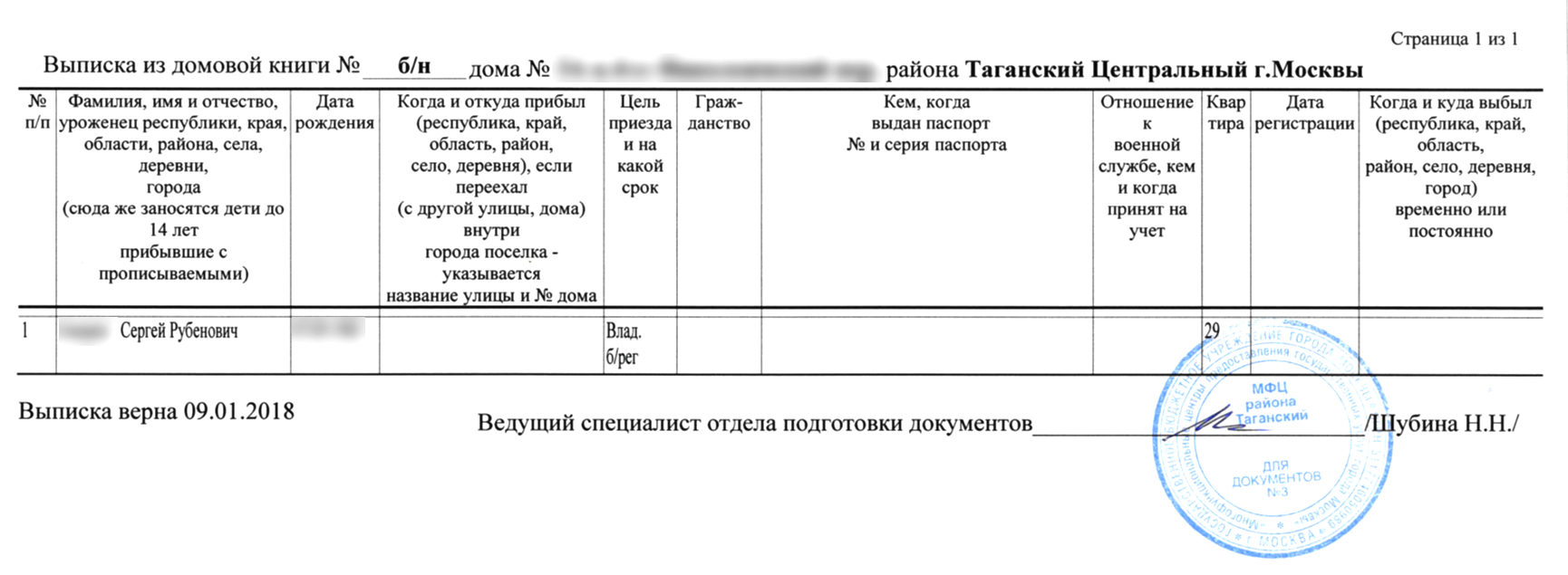 Получить выписку о прописанных в квартире. Как выглядит архивная выписка из Домовой книги в Москве. Архивная выписка из Домовой 2021.