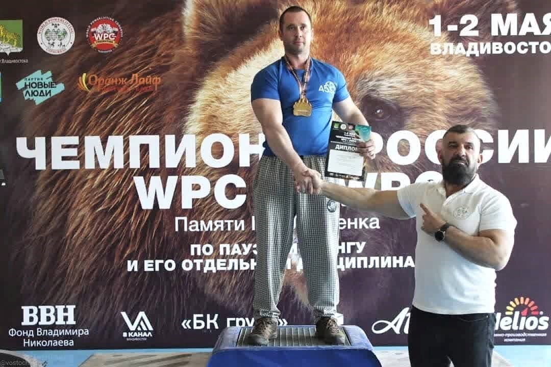 Силач из «Восточного Порта» выиграл Чемпионат России по пауэрлифтингу