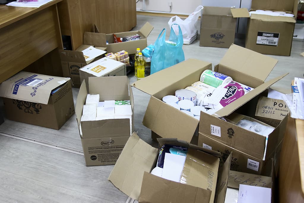 Пункт приема гуманитарной помощи в Находке для жителей Донбасса работает ежедневно