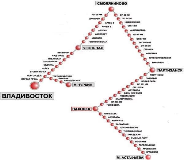 Карта ружино приморского края