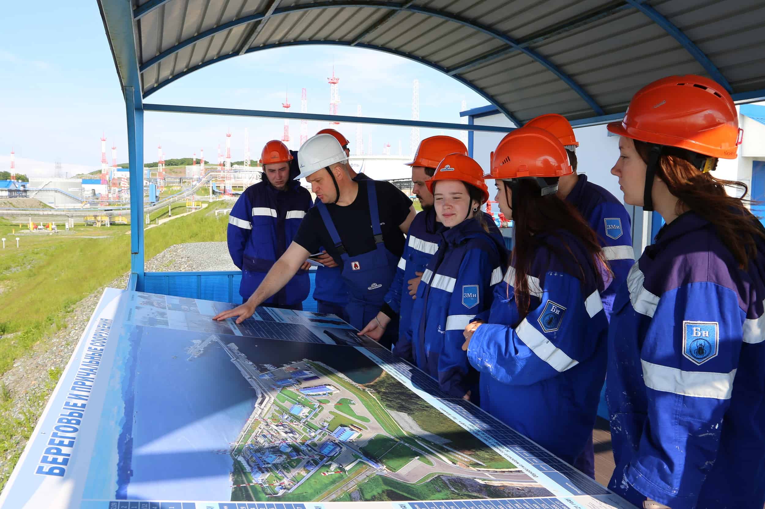 Нефтепорт Козьмино организовал прохождение производственной практики для студентов уфимского университета