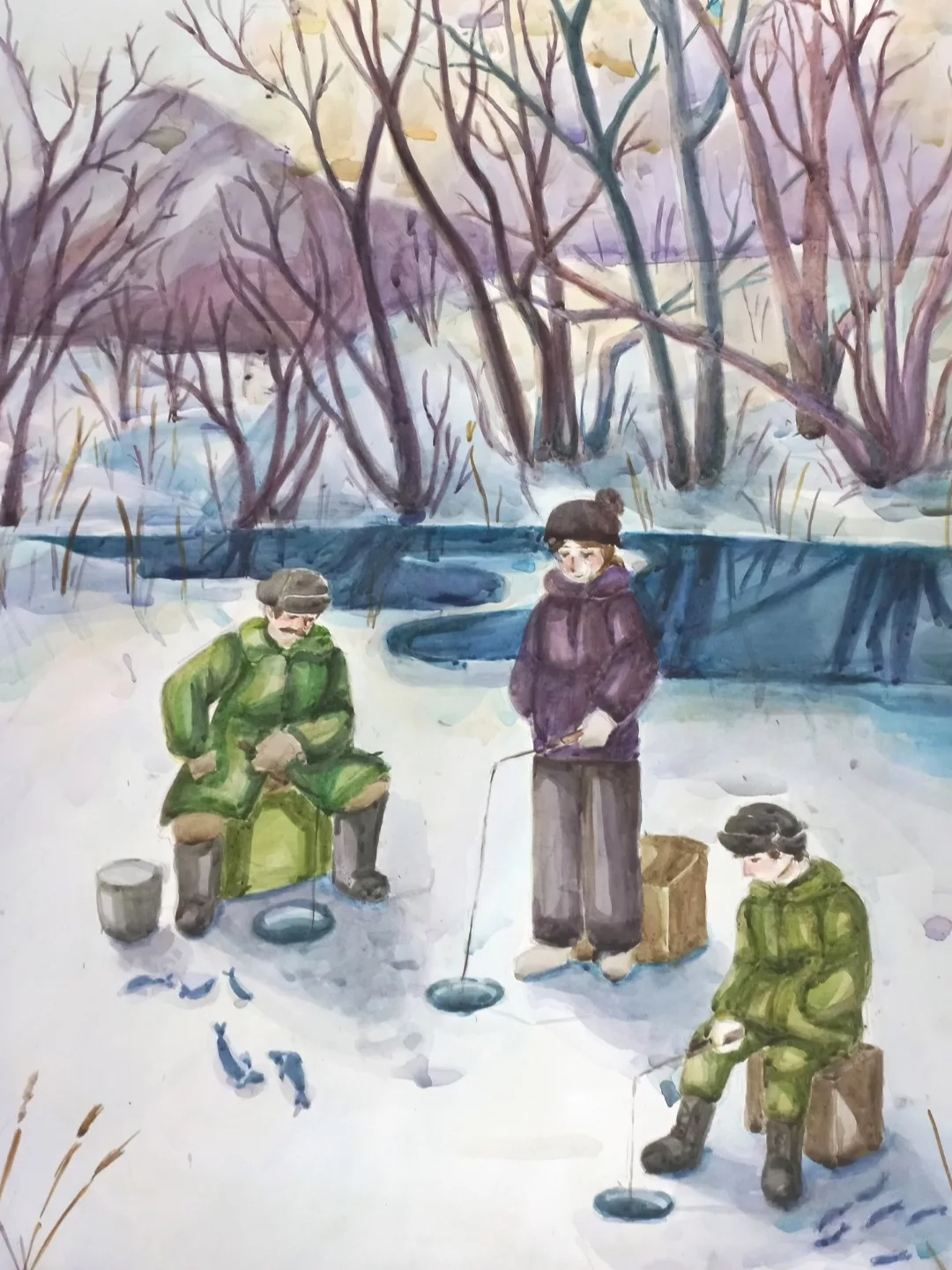 Находкинская галерея «Вернисаж» представляет выставку «Зимние узоры»