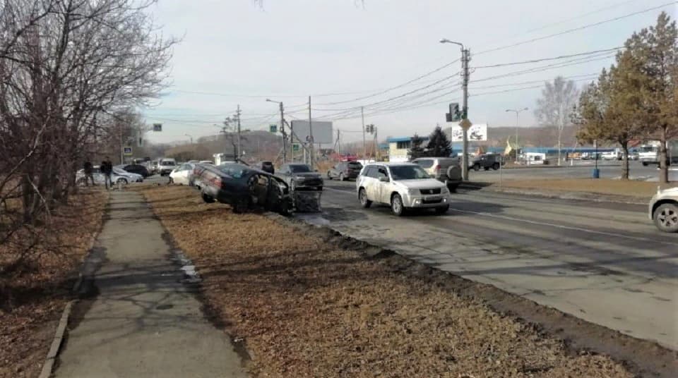 В Находке в результате ДТП на улице Шоссейной разбиты две машины