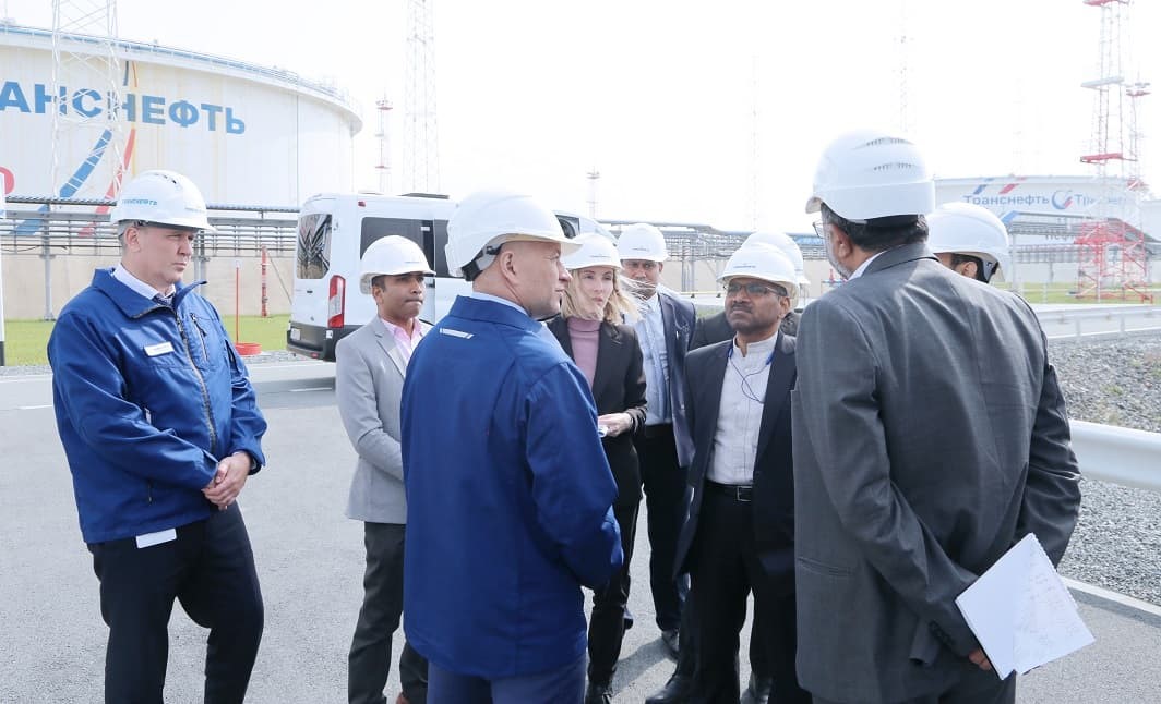 Нефтепорт Козьмино посетила делегация Республики Индия