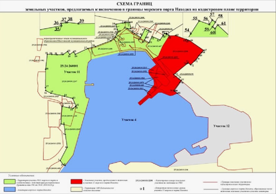 Границы порта Находка расширили на два участка