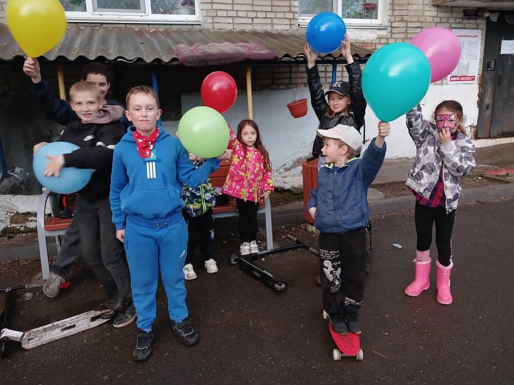 В ТОСах Находки провели детские праздники